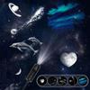 Mini Size Star Projector Portable Ceiling Projection Night Light USB Powered Galaxy Projector Room Decoration
