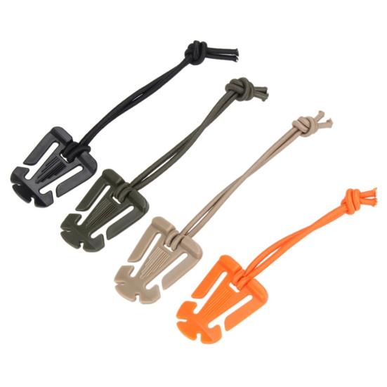 4Pcs Backpack Buckle Waterproof Strong Load Bearing Anti-lost Tear-resistant Carabiner Fastener Securing Clip