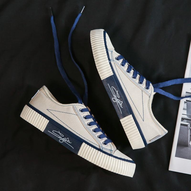 Spring new biscuit shoes canvas shoes women's low-top trendy shoes women's shoes student shoes