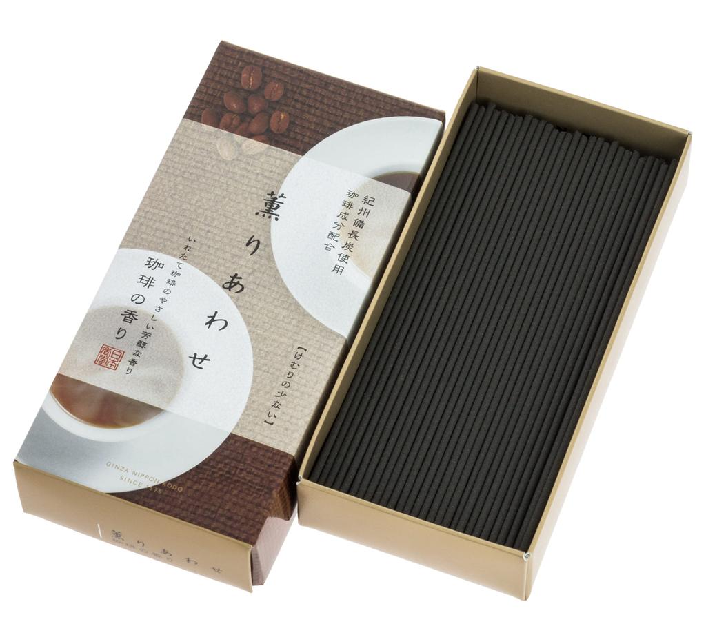 Nippon Kodo Räucherstäbchen Kaffeeduft Länge 140mm Inhalt 90g Duft M-23601