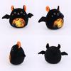 Halloween Cat Print Bat Plush Toy Animal Stuffed Doll Gift Home Decorations 32cm