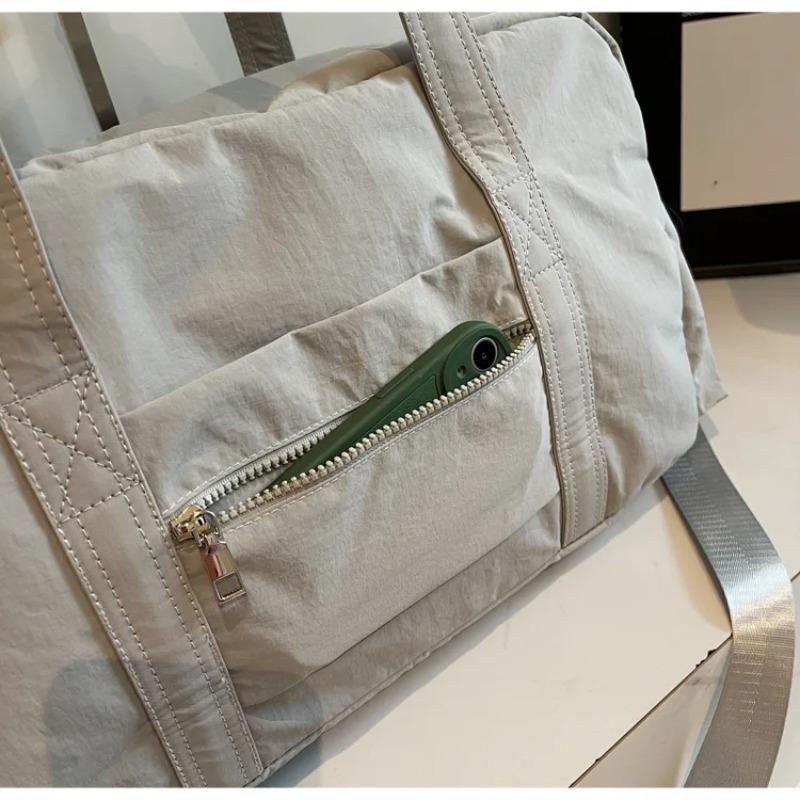 Neue Reisetasche Großes Fassungsvermögen Schulter Tragbar Gepäcktasche Reiseaufbewahrungstasche Bordtaschen Sport-Fitness-Taschen für Damen