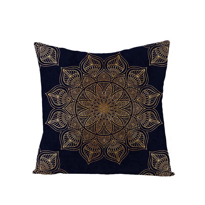 Bohemian Mandala Style Polyester Pillowcase Square Sofa Pillowcase Home