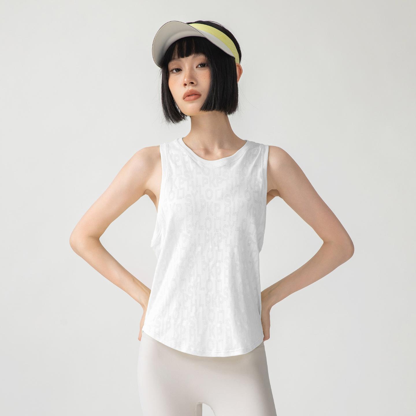 Women s Quick-Dry Yoga Tank Top - Loose, Sleeveless, Summer Pilates Cover-Up Large