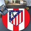 Atletico Madrid Runder Teppich für unter Bürostühlen Schlafzimmer Wohnzimmer Heimdekoration