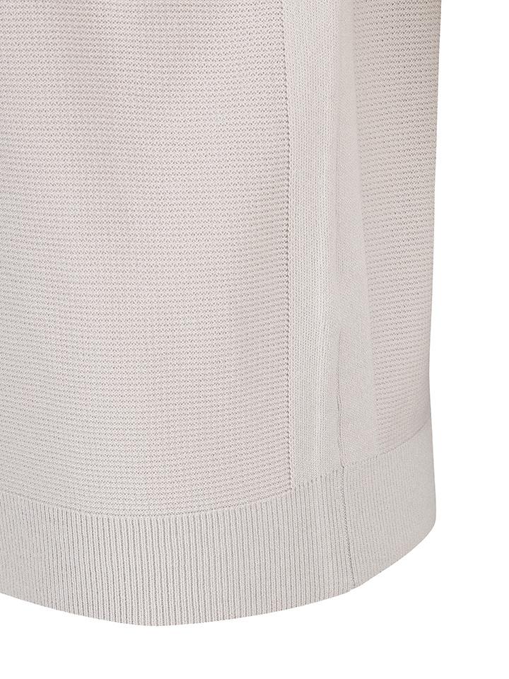 ZIOZIA Men'S) Miracul Modified Texture Short Sleeve Knit_Gray