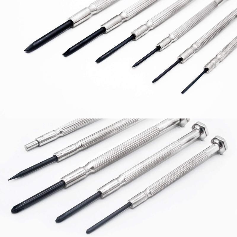 11Pcs Precision Screwdriver Set Anti-Slip Grip Hard Durable Bits for Watch Eyeglass Phone Electronics Repair