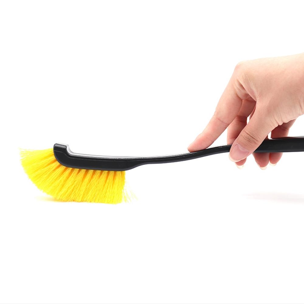 Auto-Rad-Reifen-Felgen-Detaillierungsbürste, LKW-SUV-Radwasch-Reinigungs-Detailbürsten mit Kunststoffgriff, Autowasch-Reiniger-Werkzeuge