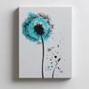 Poster Delicate Dandelion In Motion Poster Delicate Dandelion In Motion, 50X70 Cm, Frameless, Matte Paper 230 Gsm