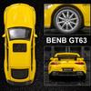 Mercedes Benz GT63 AMG Coupé Simulation Diecast & Spielzeugfahrzeuge Geräusche & Licht Rückziehauto 1:32 Legierungsmodell-Geschenke für Kinder