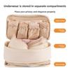 Foldable Storage Bag for Underwear Bra Socks Portable Wardrobe Organizer Home Travel Luggage Clothing Sorting Packing Bag