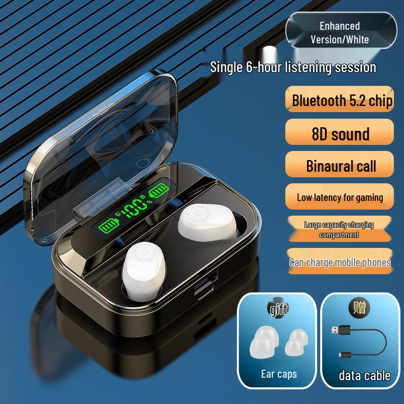 Mini Wireless Bluetooth 5.4 Dual Ear Earbuds for Sports - Compatible with Huawei, OPPO, Apple, Vivo