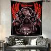 the warriors Wall Tapestry Aesthetic Wall Hanging Printed Fabric Blanket Decorative Tapestries for Bedroom Living Room Home Decor
