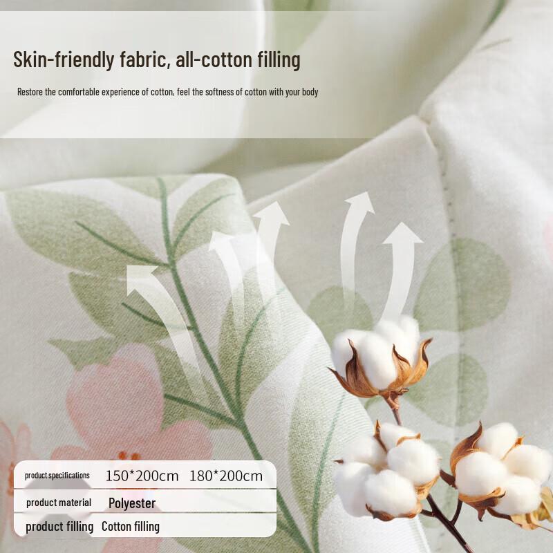 Jiuzhulu 100% Xinjiang Cotton Summer Comforter