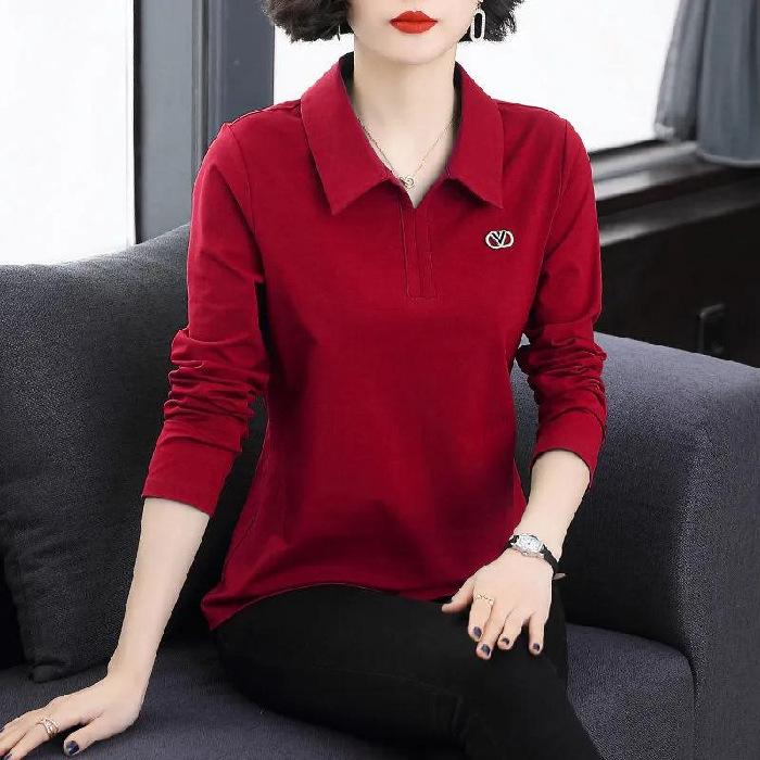 

Женские топы с воротником-стойкой и длинными рукавами, облегающие, большого размера, с длинными рукавами, на весну и осень XS