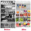 Kitchen Food Preservation Box Refrigerator Organizer With Handle Stackable Vegetable Fruit Storage Containers Home Organization