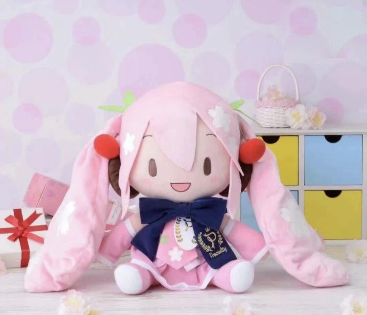 Miku Fuwa Petit Magical Mirai 2023 Ver 30cm Sitting Plush Doll Authentic Genuine Original PP Cotton Soft Stuffed Toy