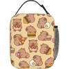 Capybara Lunch Bag Tote Bag Insulated Lunch Box for Office Travel Picnic Beach