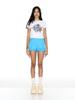 SETSETSET Ruffle Edge Shorts With Seashell Blue
