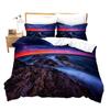 Aurora Duvet Cover Natural Scenery Bedding Set for Girls Boys Northern Light Comforter Cover Mountain Bedspread Full Queen Size