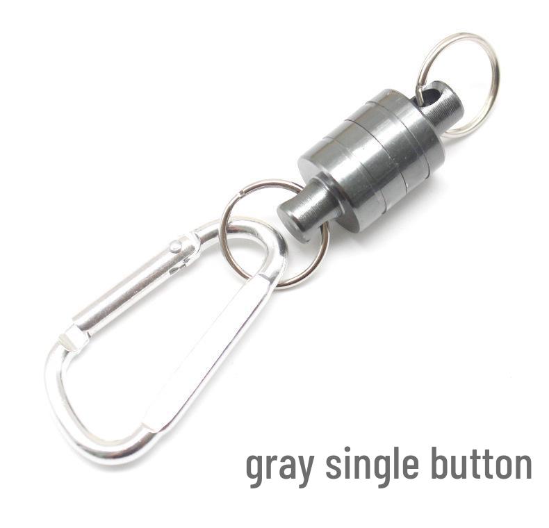 Strong Magnetic Climbing Buckle: Portable Anti-Lost Rope for Outdoor Fishing & Wireless Use