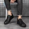 Men's genuine leather board shoes Comfortable casual high-quality styles Daily office or work Outdoor leisure street youth