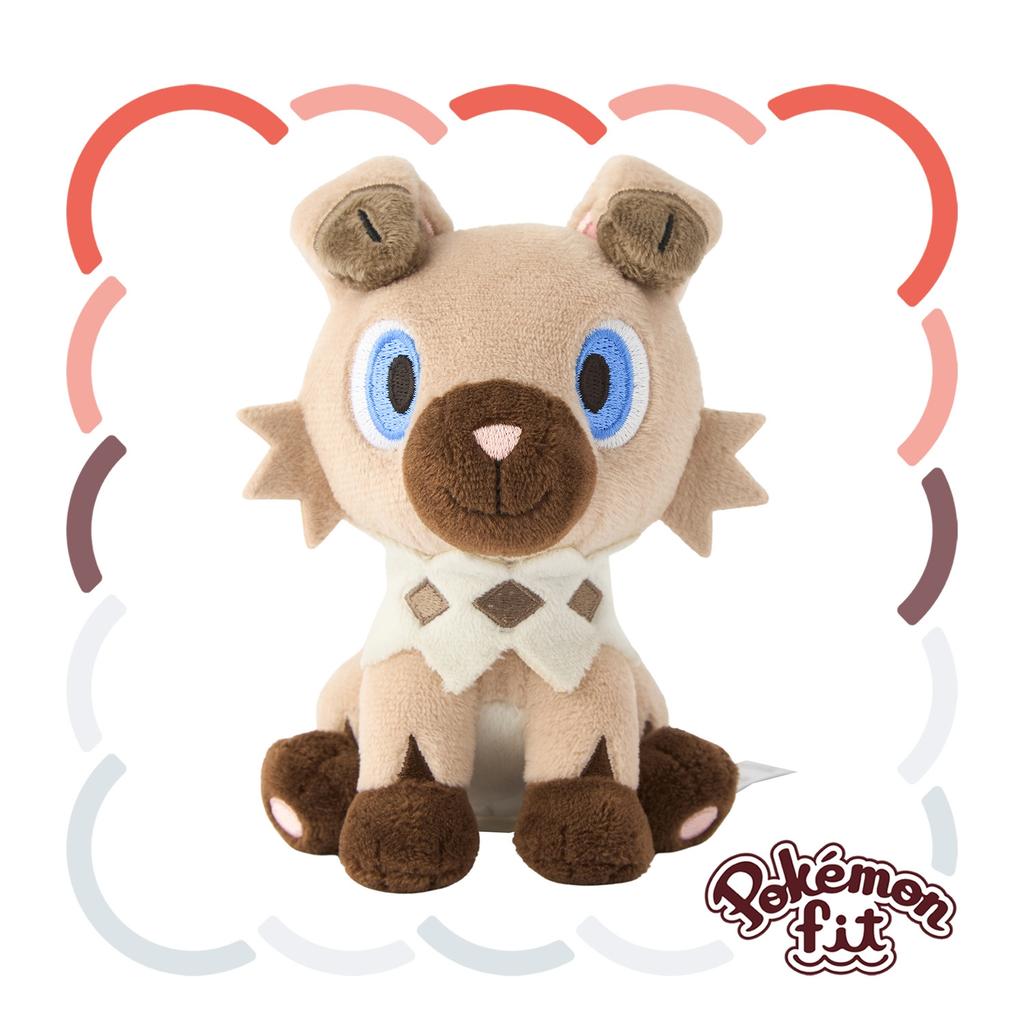 Japanese Version Pokmon Center Sun Moon Fit Series Alora Lycanroc 7th Generation Plush Toys Cute Soft Birthday Christmas Gifts