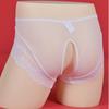 Sexy Open Crotch Panties Women Men Lace Transparent Briefs Erotic Crossdresser Underwear Sissy Gay Lingerie Underpant Knickers