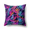 Geometric Graffiti Pillow Cover Cartoon Pattern  Lumbar  Sofa    Cushion