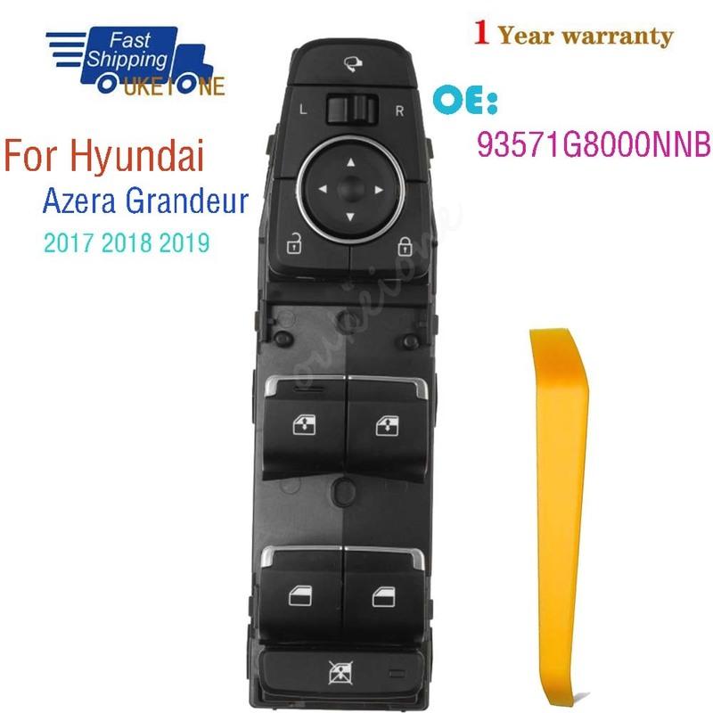 

93571G8000NNB For Hyundai Azera Grandeur 2017 2018 Front Master Driver Side Electric Power Window Switch Control Button