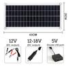 1000W Solar Panel 12V Solar Cell With 60A 100A Controller Solar Charge for Phone RV Car MP3 PAD Charger Outdoor Battery Supply