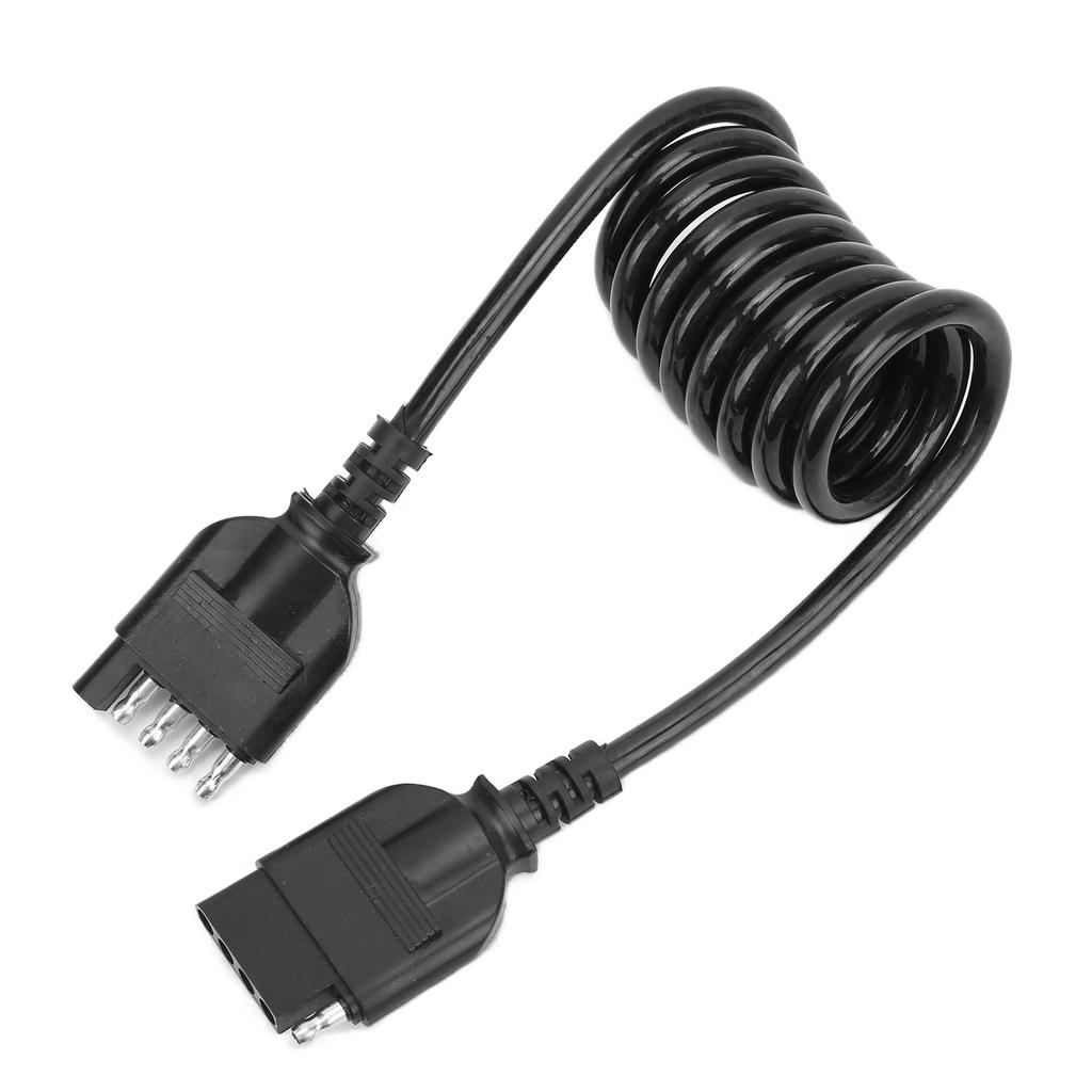 5 Pin Trailer Light Wire Harness Connector Plug Extension Cable Wire Socket Male