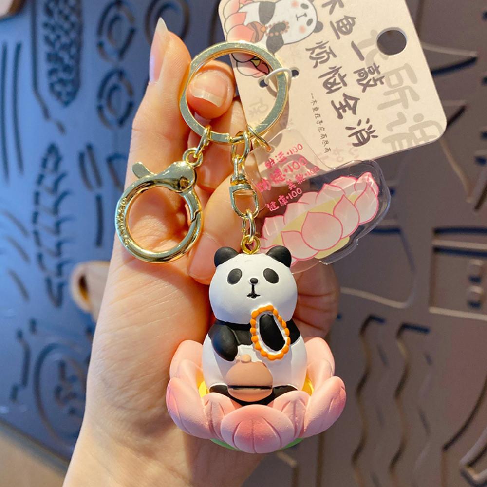 Lucky Lotus Series Buddha Blessing Animal Cute Pig Pendant Creative Backpack Hanging Decoration Cartoon Trendy Play Exquisite