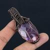 Pink Kunzite Pendant Gemstone Jewelry, 999 Copper Wire Wrapped Pendant, Handmade Jewelry Birthstone Pendant, Gift For Him