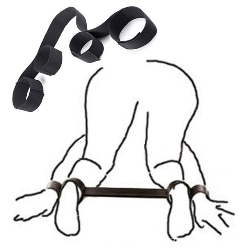 Sex Toys Cotton  Bondage Set Handcuffs Sexy Leg Pillow Thinning Belt Bending Orgasm Couple Toy