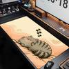 Large XXL Deskmat Cute Sleeping Cat Panda Cartoon Anime Art Mouse Pad Non-Slip Rubber Computer Keyboard Gaming Desk Mouse Mats