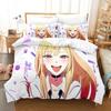 3D Print Anime Kawaii Marin Kitagawa Bedding Set Single Twin Full Queen King Size Bed Set Adult Kid Bedroom Duvet Cover Sets