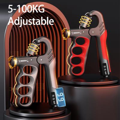 1PC 5-100kg Forza di presa Palestra Polso Espansore Rinforzatore della mano Regolabile Recupero muscolare Fitness Forza della mano Esercizio