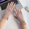 Lace Nail Painting Gloves Anti -Uv Rays Nail Art Mittens Hot Sale Sunscreen Gloves Summer