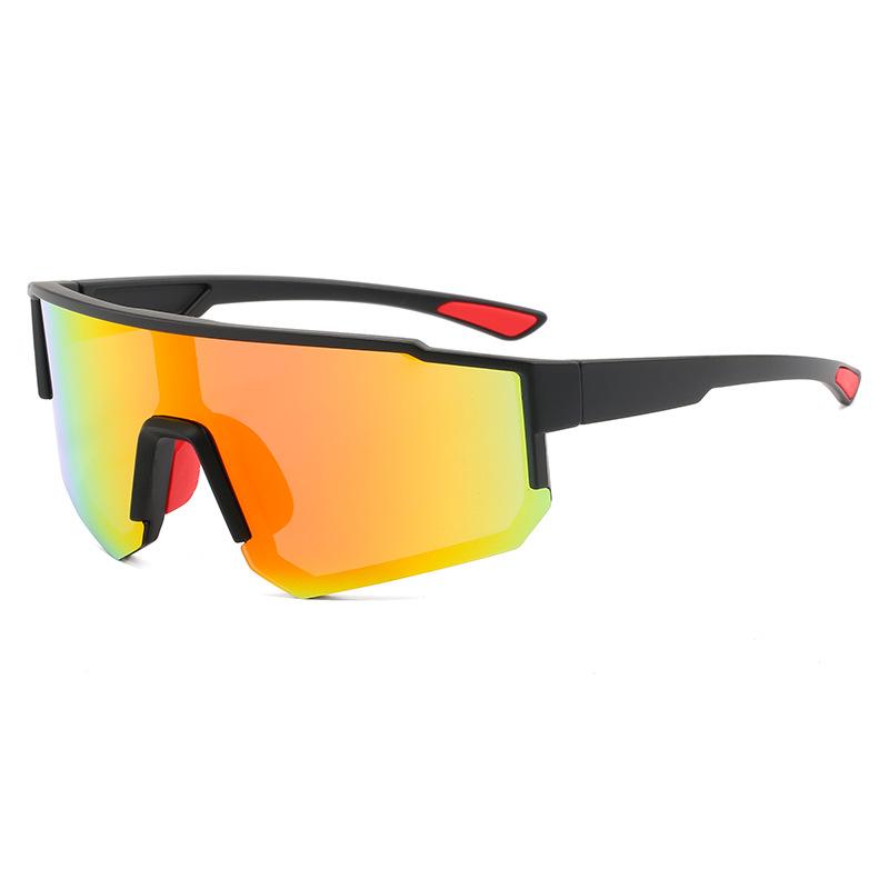 Sports Cycling Glasses Bicycle Polarized Sunglasses Men And Women One-piece Sports Windproof Sunglasses 9958