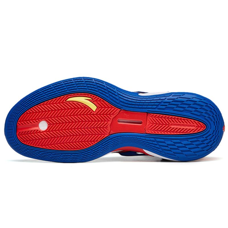 Anta GH3 Hayward GH3 Cushioned Slip-Resistant Low-Top Performance Basketball Shoes Men's White Blue Red Sneakers