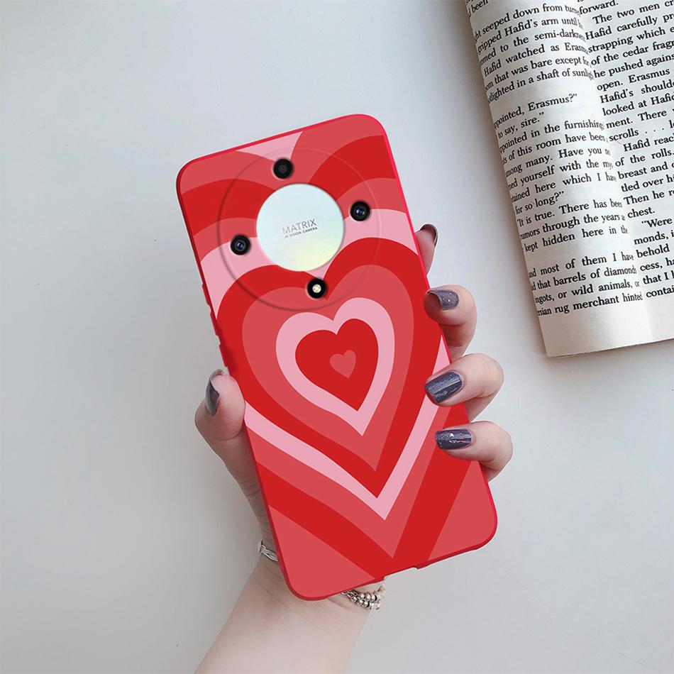 Case For Honor X9a X9b 5G Cover Silicone Soft Fashion Flower Back Shell Coque For Honor X9a X9b X9 a X 9 B 2023 Phone Case Funda
