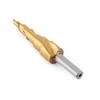 4mm-12mm HSS Step Drill Bit Spiral Flute Step Drill Bits Stepped Cone Drill Bit  Drilling Tool