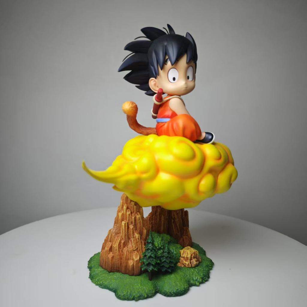 21cm/8.27inch Dragon Ball Kintoun Goku Figure Kid Goku Pvc Action Figures Collection Model Toys Gifts
