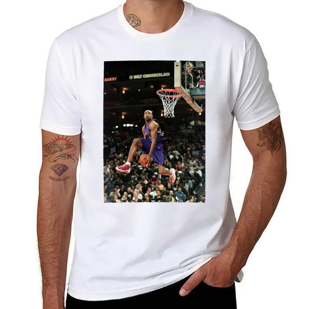 Vince Carter Sports Tshirt Basic Simple Design Short Sleeve Shirt