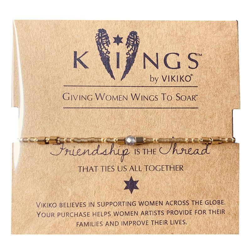 

Браслет для девочек Vikiko оригинального дизайна из натурального агата The Moonstone symbolizes eternity.