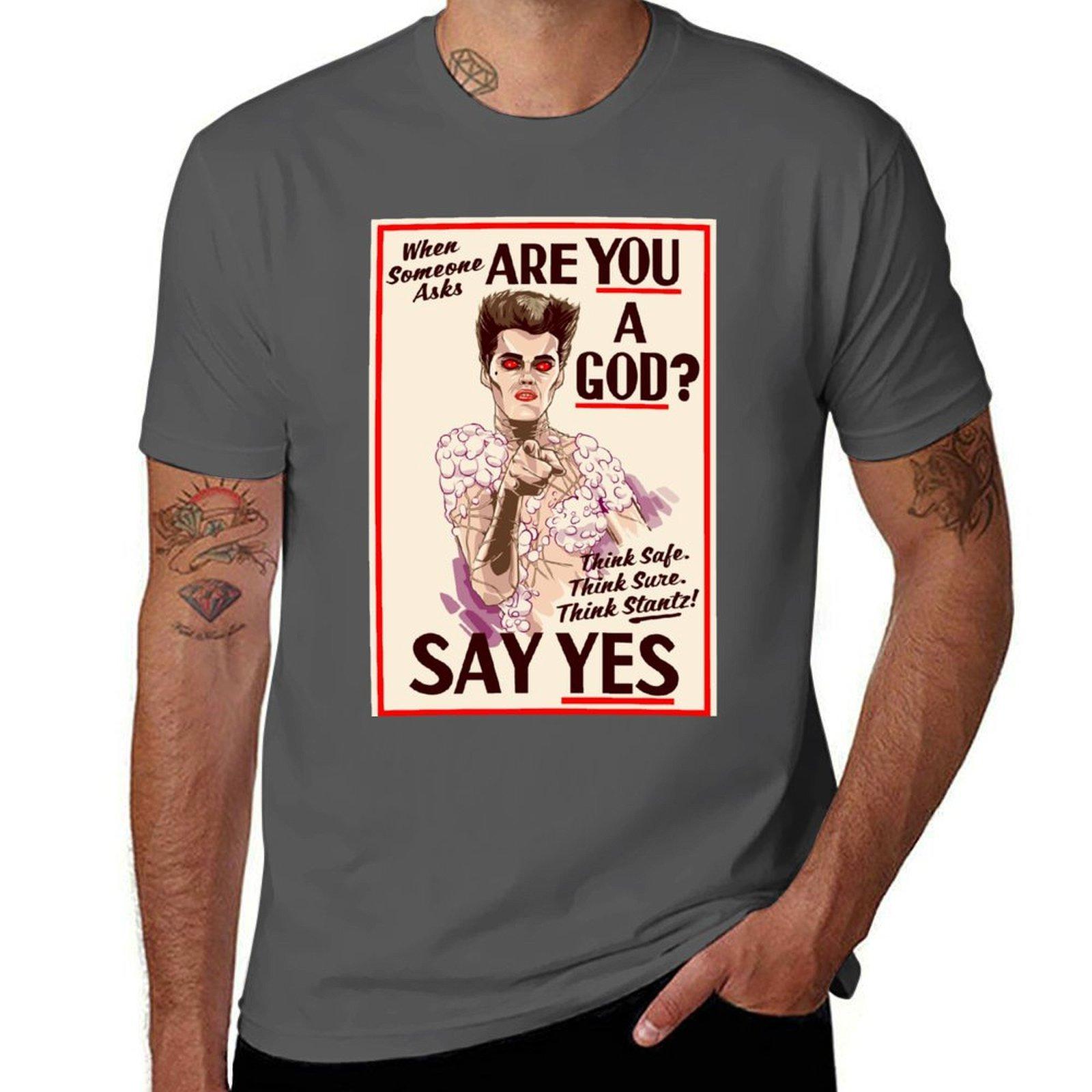 

Are You a God T-Shirt funny t shirts cotton cotton t shirt man man t shirt graphic T-Shirt 4XL