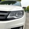 For Volkswagen VW Tiguan MK1 2011 2012 2013 2014 Car Front Headlight Lamp Eyebrow Eyelid Trim Cover Exterior Modification