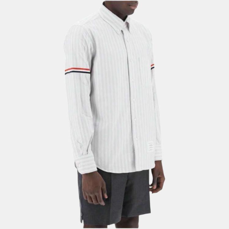 THOM BROWNE Striped Buttoned Shirt Men's MWL301O-F0525-035