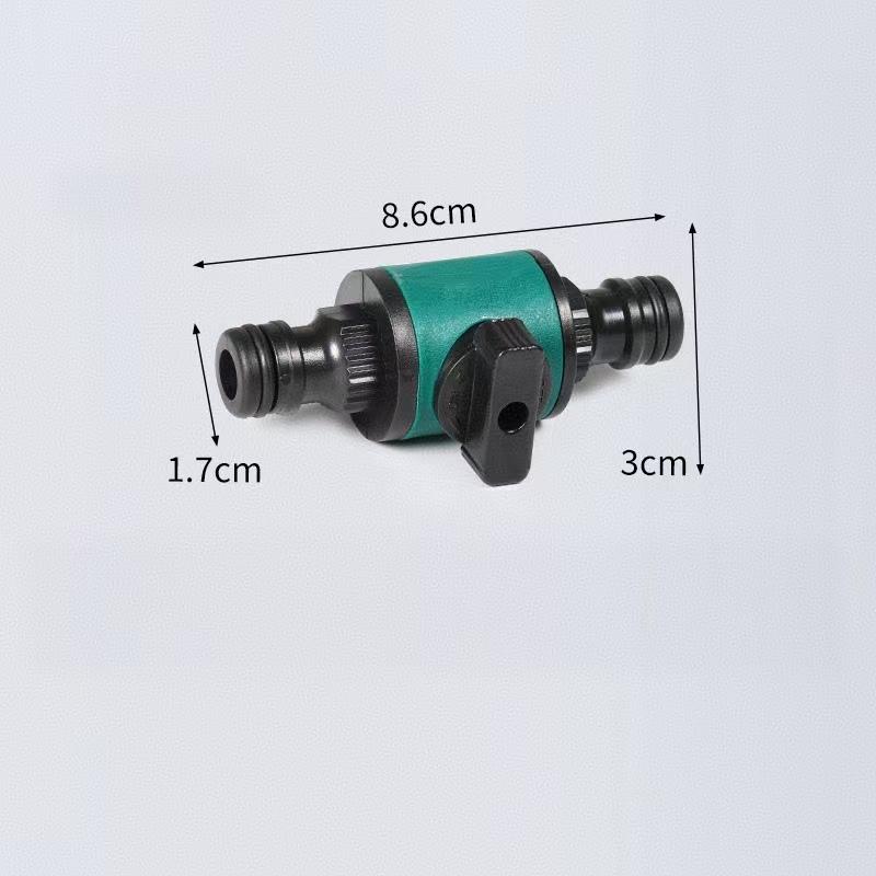 Mangueira de Jardim Tubo Torneira em Linha Válvula de Fechamento Conexão Irrigação de Rega Conector Rápido Com Válvula Gadget de Jardim